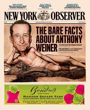 <em>NY Observer:</em> "Anthony Weiner Bears All"